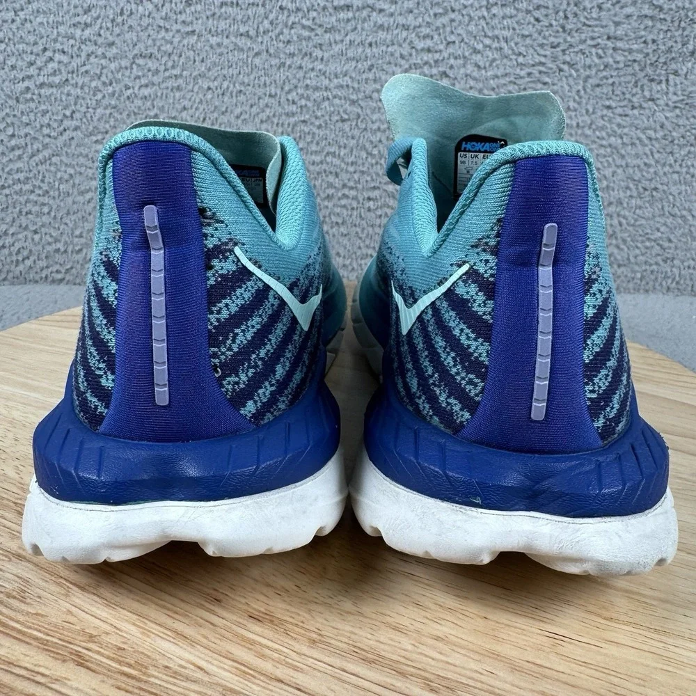 Hoka One One Mach 5 Womens‎ Size 9 B Blue Ocean Mist Running Shoes 1127894 OMES